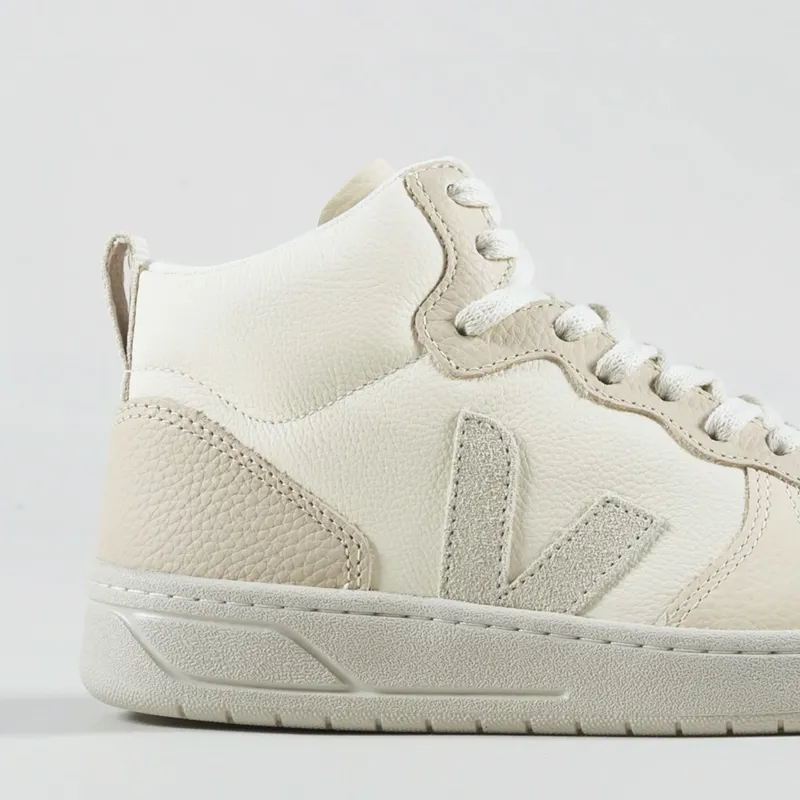 Veja Womens V-15 Leather Shoes Cashew Pierre-3