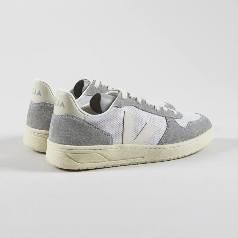 Veja V-10 Alveomesh Shoes Light Grey Pierre-1