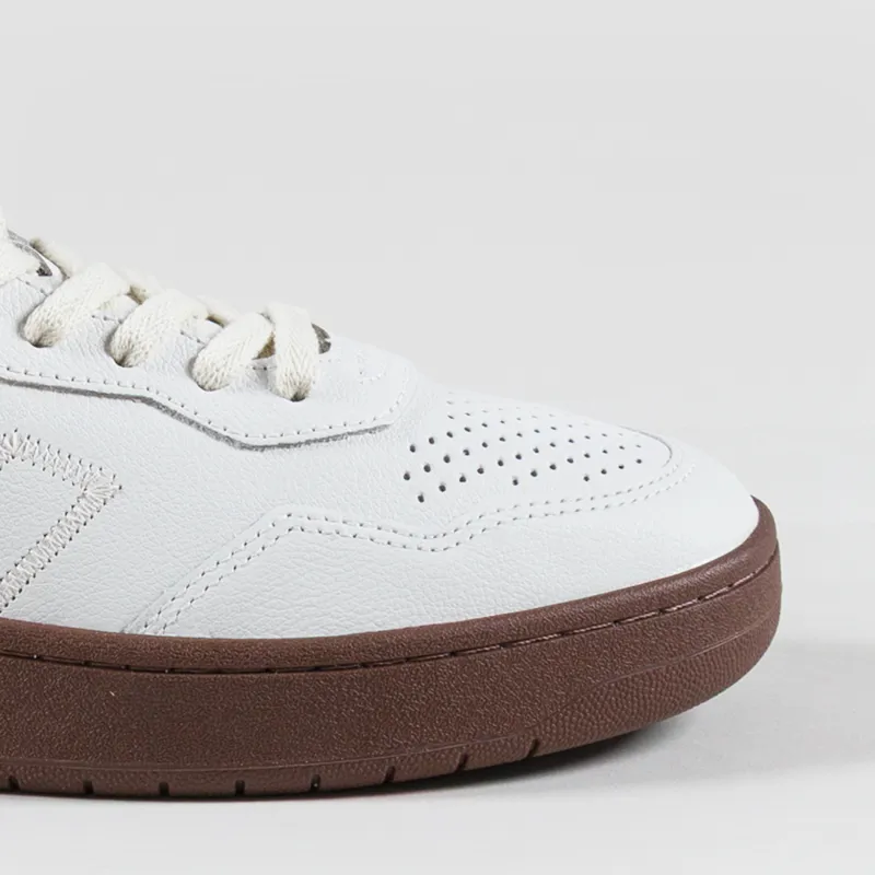 Veja V-90 ZZ OT Leather Shoes White Pierre Almond-5