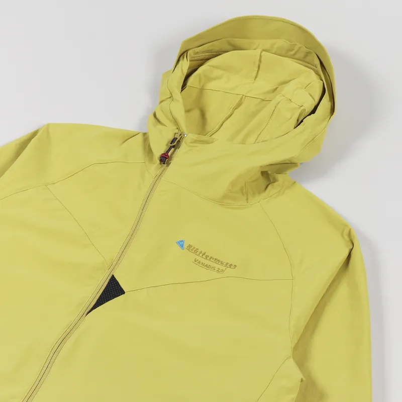 Klattermusen Vanadis 2.0 Wind And Water Repellant Jacket Dusty Yellow-3