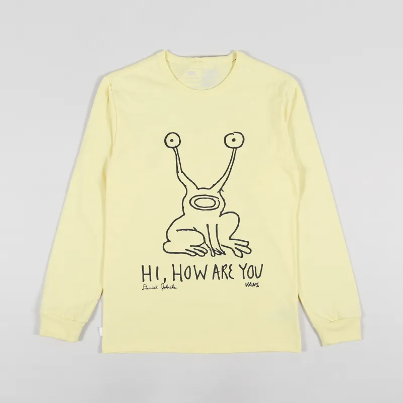 Vans x Daniel Johnston Long Sleeve T Shirt Pale Banana