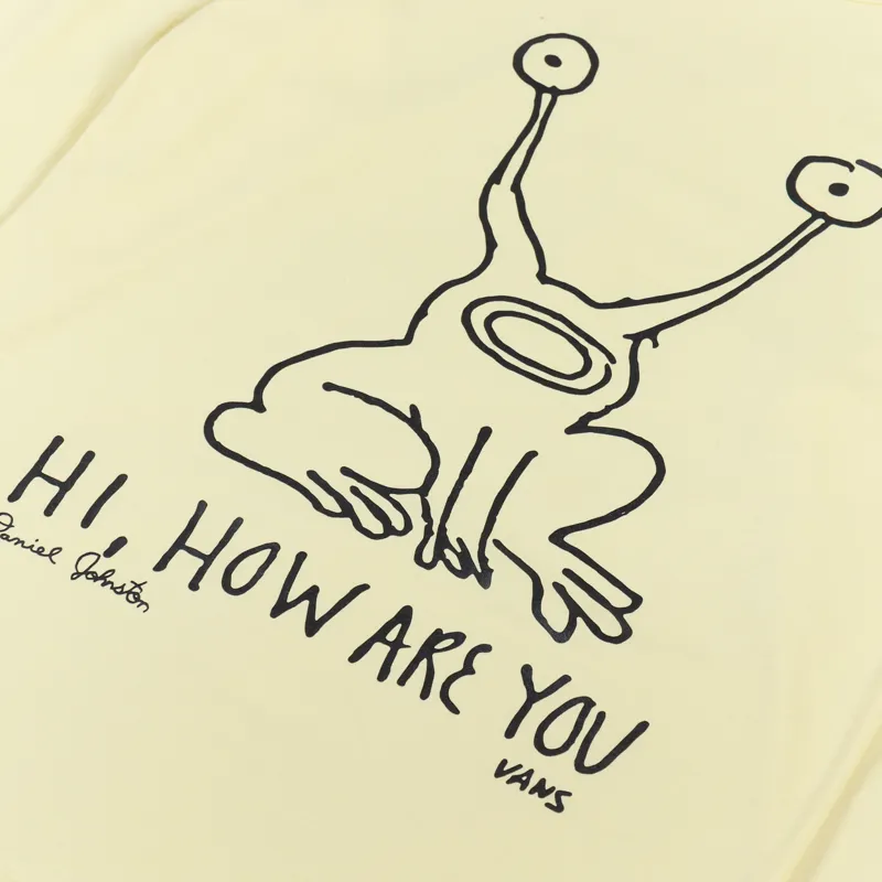 Vans x Daniel Johnston Long Sleeve T Shirt Pale Banana-5