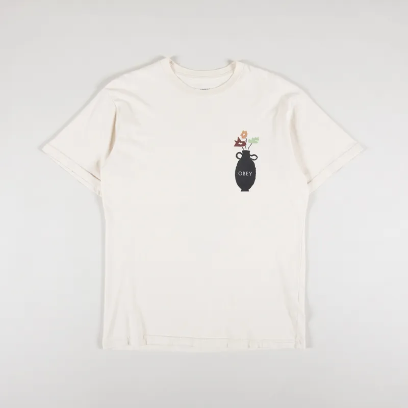 Obey Vasey T Shirt Sago-1