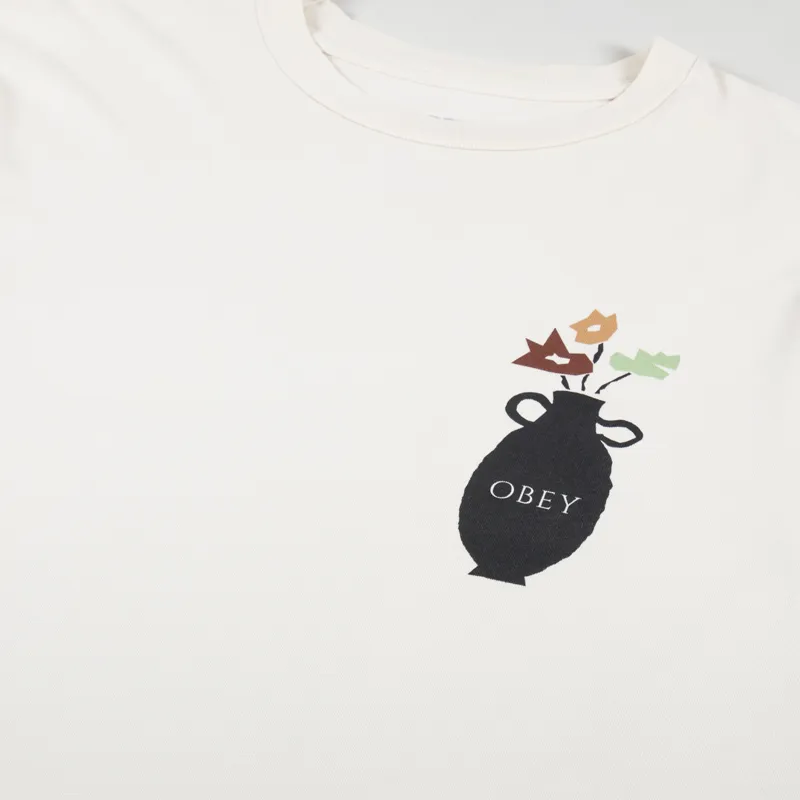 Obey Vasey T Shirt Sago-3