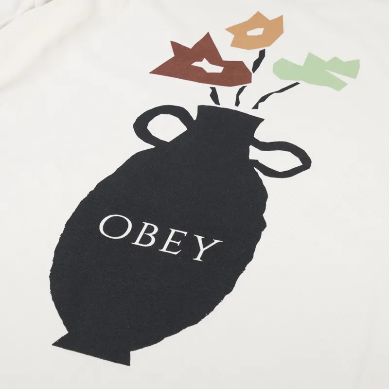 Obey Vasey T Shirt Sago-2