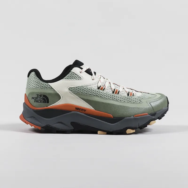 The North Face Vectiv Taraval Shoes Tea Green Horizon Red-4