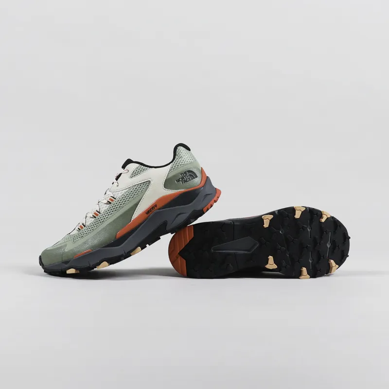 The North Face Vectiv Taraval Shoes Tea Green Horizon Red-1