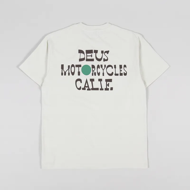 Deus Ex Machina Verlaine T Shirt Dirty White