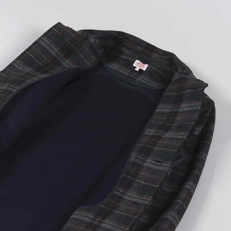 Armor Lux Heritage Wool Jacket Autumn Check-4