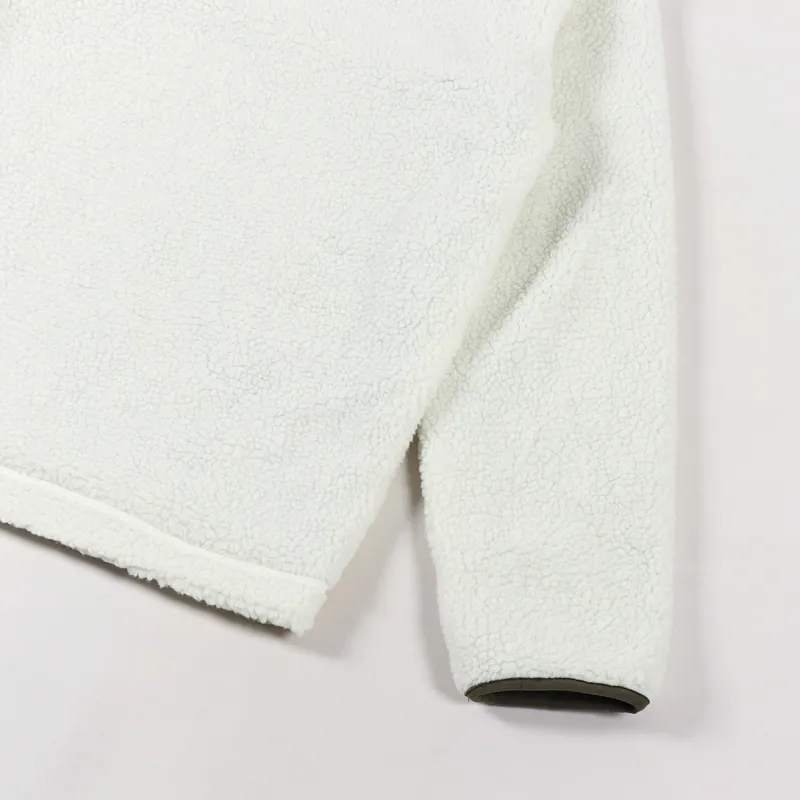 Armor Lux Veste Sherpa Fleece Natural Khaki-5