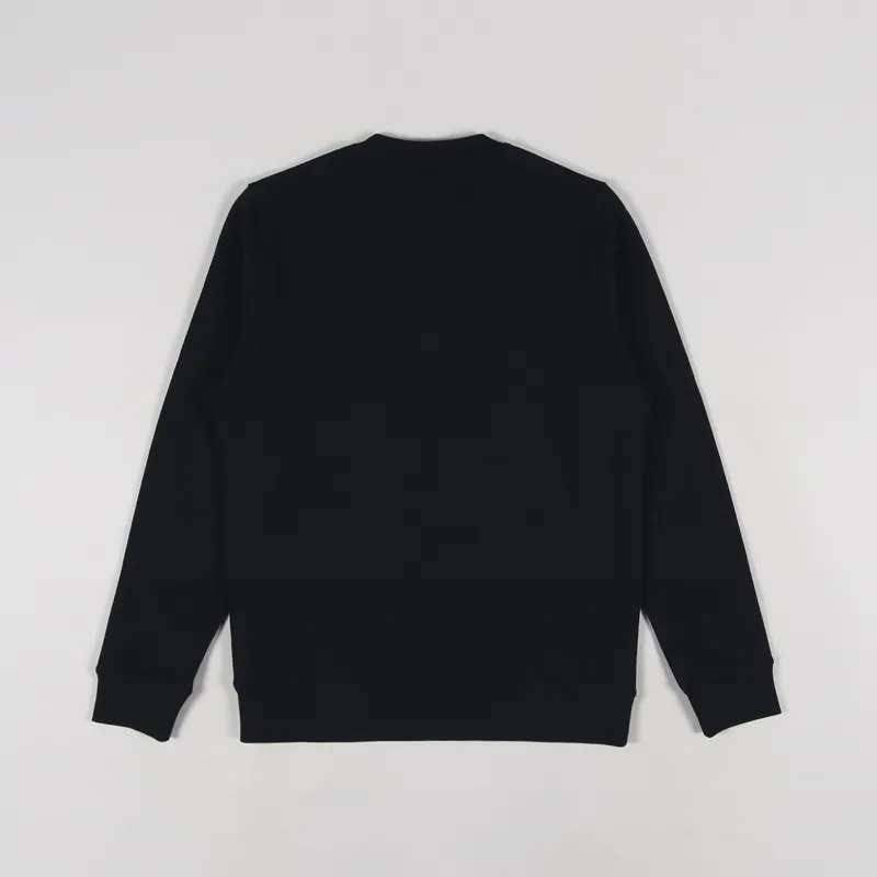 Norse Projects Vagn Logo Crew Sweat Dark Navy-1