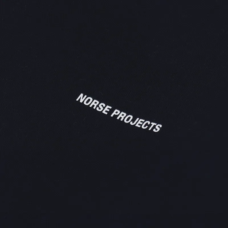 Norse Projects Vagn Logo Crew Sweat Dark Navy-5