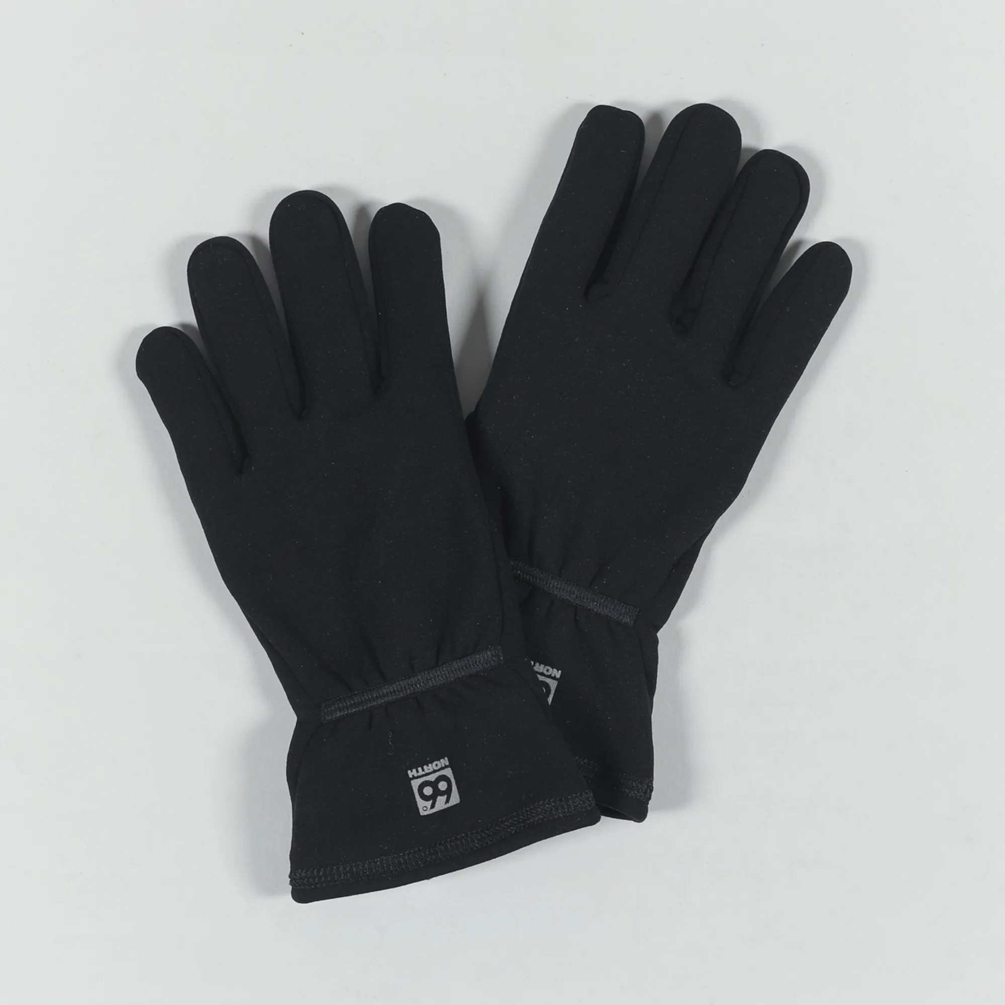 66 Degrees North Mens Polartec Vik Gloves Black - Main Image
