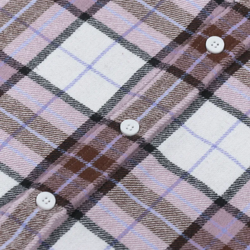 Obey Vince Woven Shirt Unbleached Multi-5