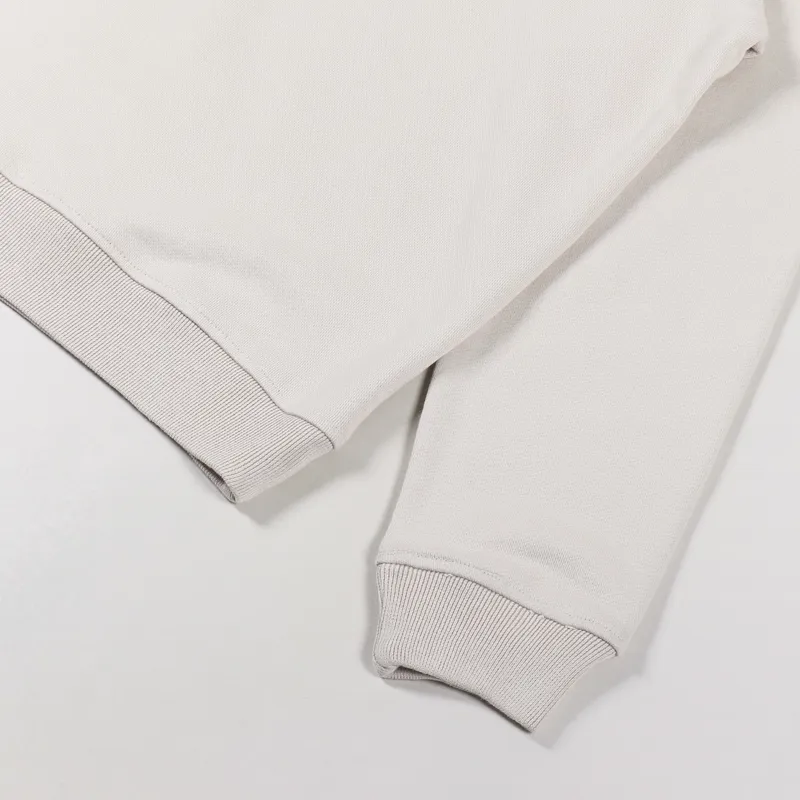 Parlez Vincent Button Down Sweat Ecru-4