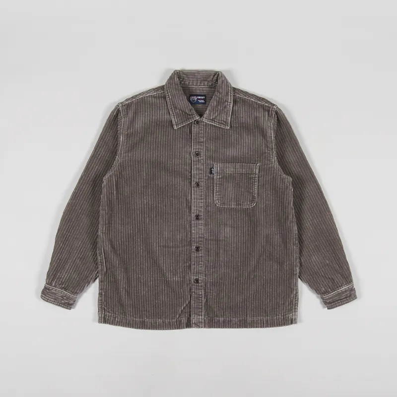 C17 Jeans Corduroy Overshirt Light Grey