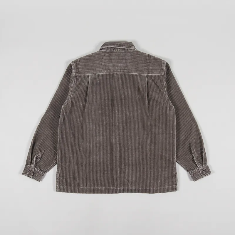 C17 Jeans Corduroy Overshirt Light Grey-1