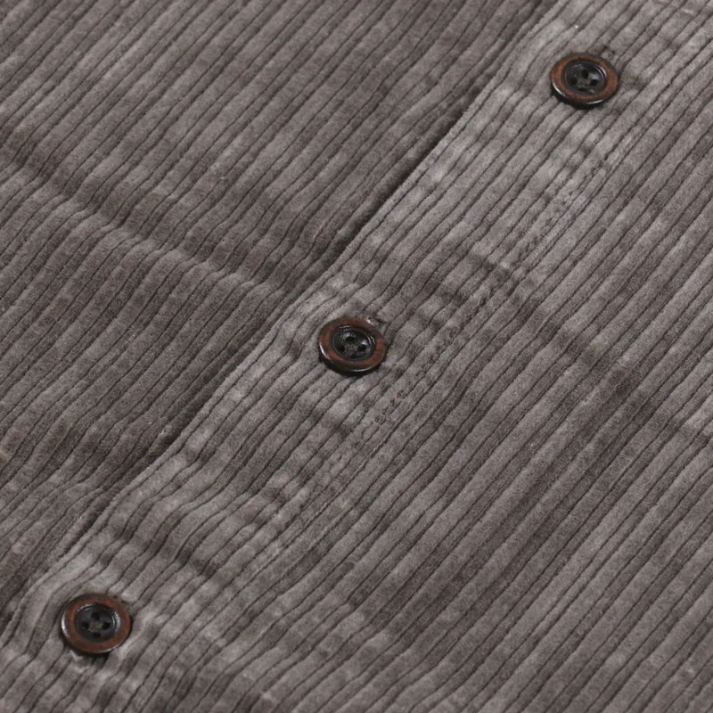 C17 Jeans Corduroy Overshirt Light Grey-5