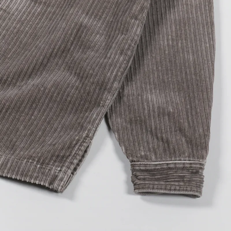 C17 Jeans Corduroy Overshirt Light Grey-4