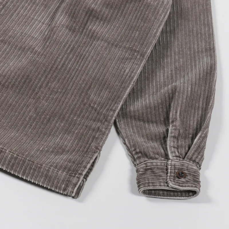 C17 Jeans Corduroy Overshirt Light Grey-6