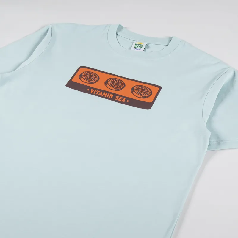 Hikerdelic Vitamin Sea T Shirt Sea Foam-3