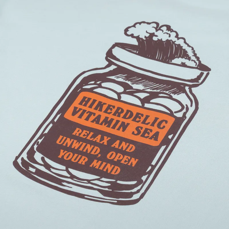 Hikerdelic Vitamin Sea T Shirt Sea Foam-4