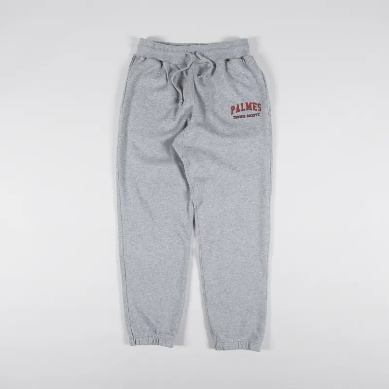 Palmes Tennis Society Vitas Sweatpants Grey Melange-1