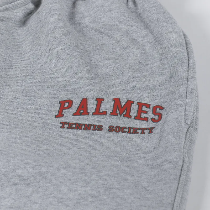 Palmes Tennis Society Vitas Sweatpants Grey Melange-3