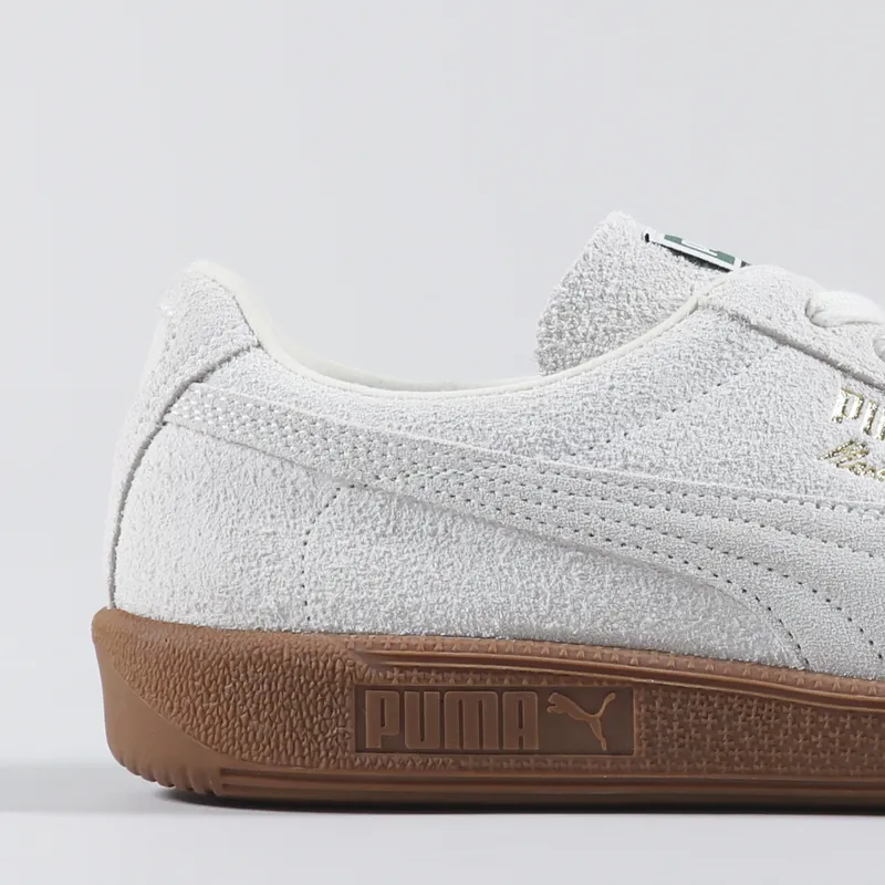 Puma Mens Vlado Stenzel Trainers Hairy Suede Shoes White Gum