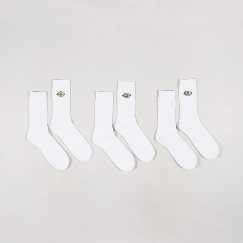 Dickies Valley Grove Socks White