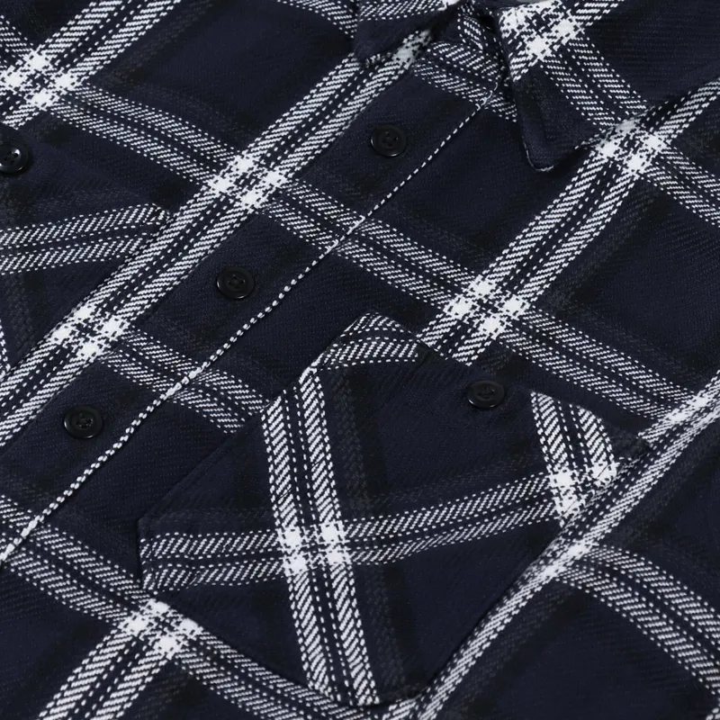 The North Face Valley Twill Shirt Black Small Bold Shadow Plaid-5