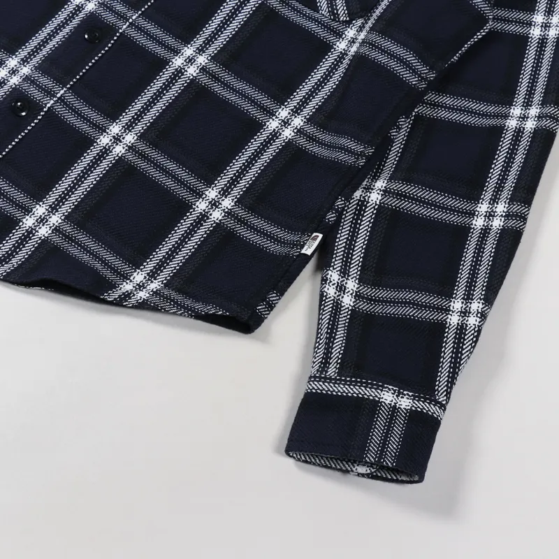 The North Face Valley Twill Shirt Black Small Bold Shadow Plaid-7