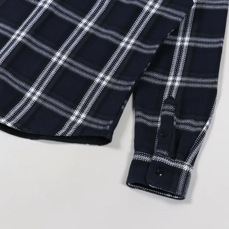 The North Face Valley Twill Shirt Black Small Bold Shadow Plaid-4