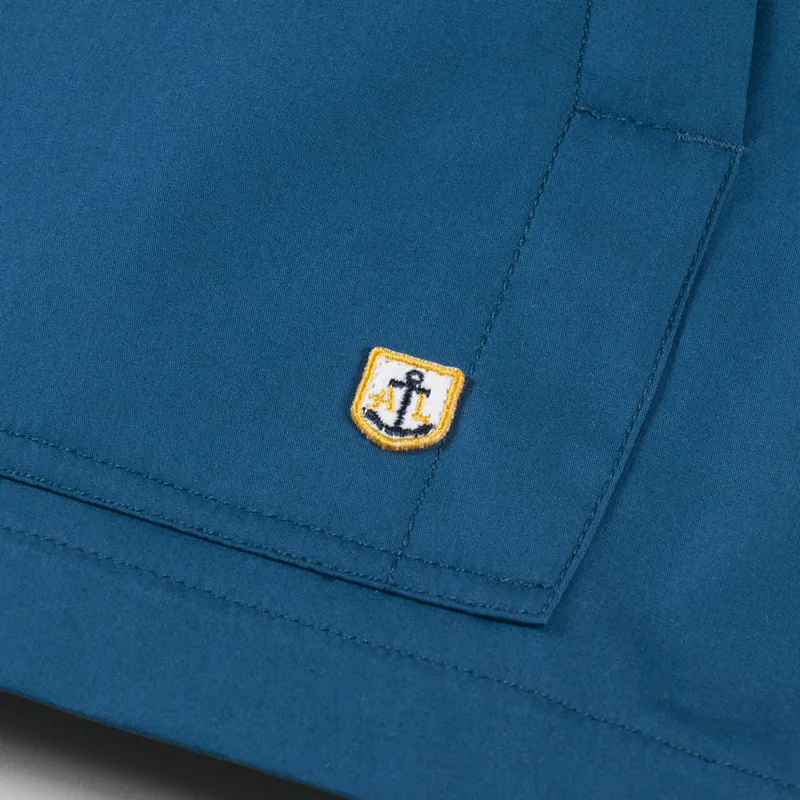 Armor Lux Heritage Water-Repellent Smock Glacial Blue-4