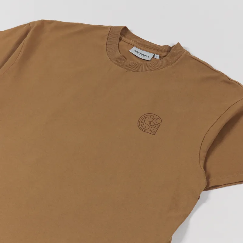 Carhartt WIP Verse Patch T Shirt Hamilton Brown-3