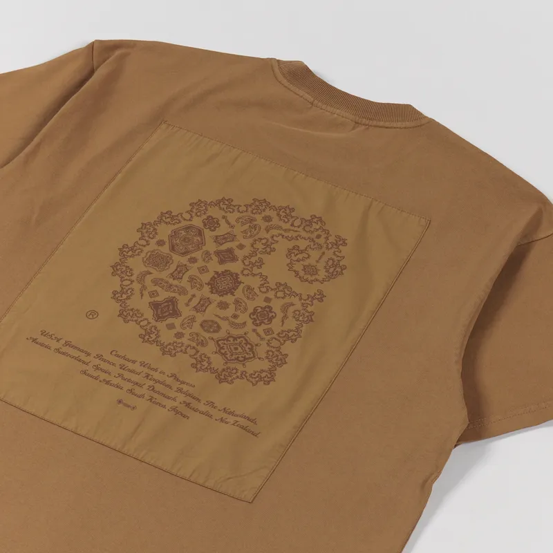 Carhartt WIP Verse Patch T Shirt Hamilton Brown-2