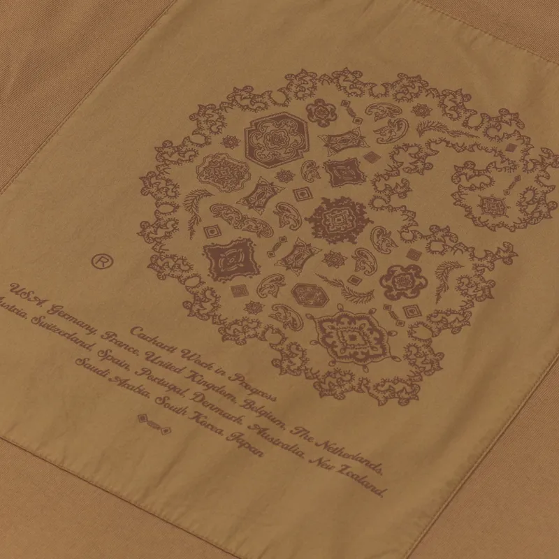 Carhartt WIP Verse Patch T Shirt Hamilton Brown-4