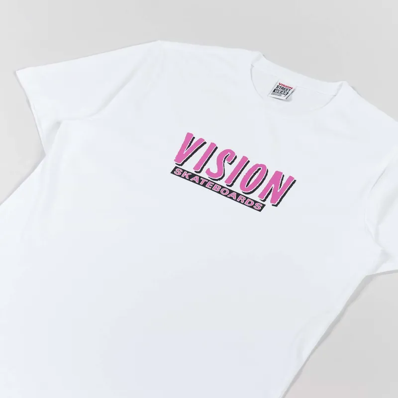 Vision Street Wear Vision Skateboards Logo T Shirt White-1