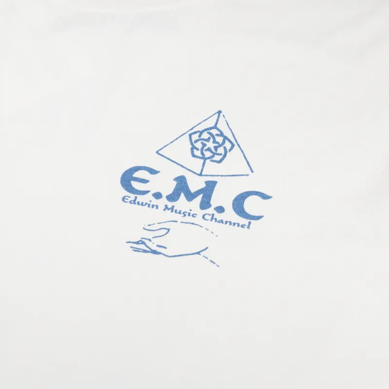 Edwin Visions Of Life T Shirt Whisper White-5