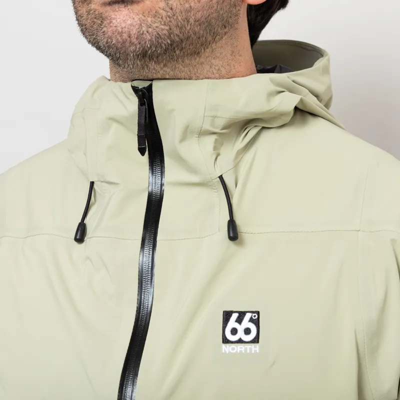66 North Snaefell Shell Jacket Oat Grains-6