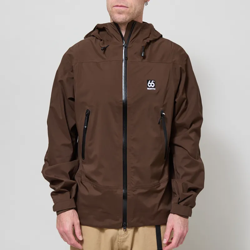 66 North Snaefell Shell Jacket Humus
