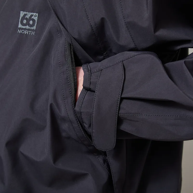 66 North Dyngja Shell Jacket Black-8