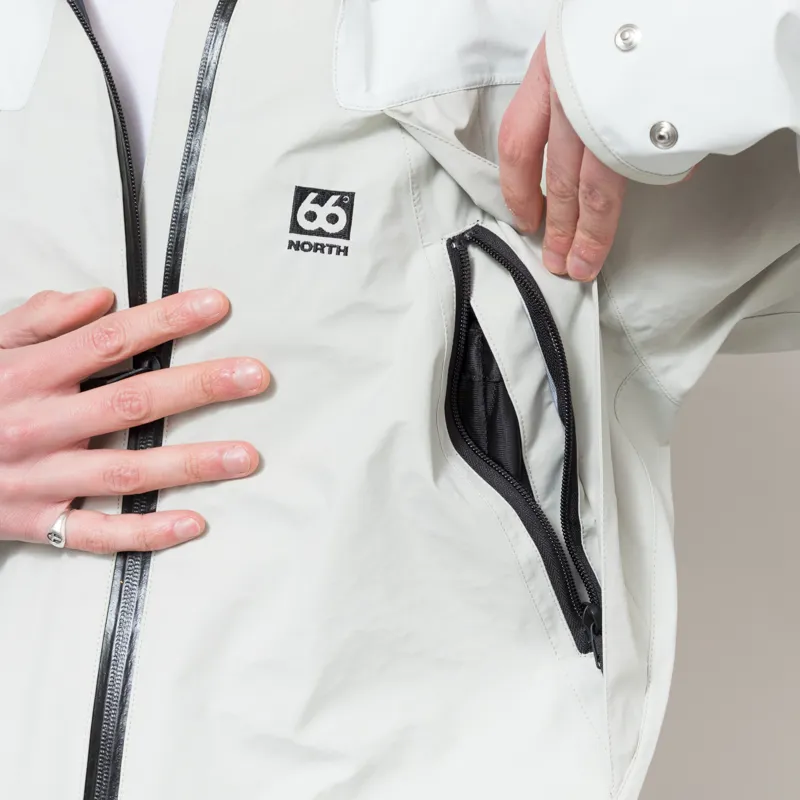 66 North Dyngja Shell Jacket Dark Stone-8