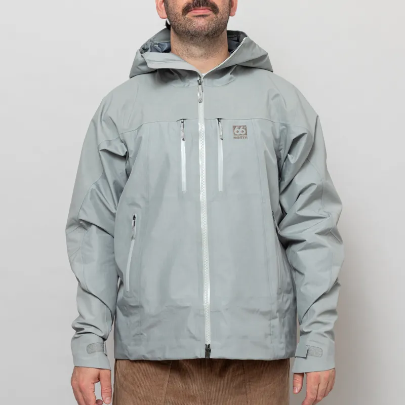 66 North Hornstrandir GORE-TEX Pro Jacket Grey Sky