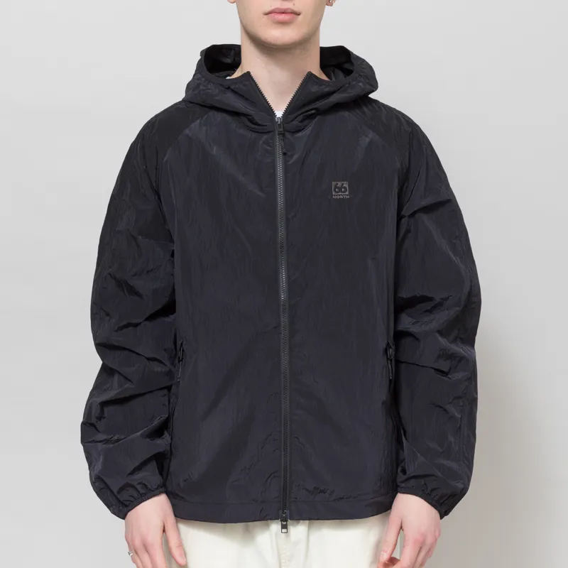 66 North Kjalarnes Windbreaker Black