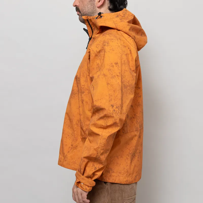 66 North Dyngja Shell Jacket Fisherman Print Orange-2