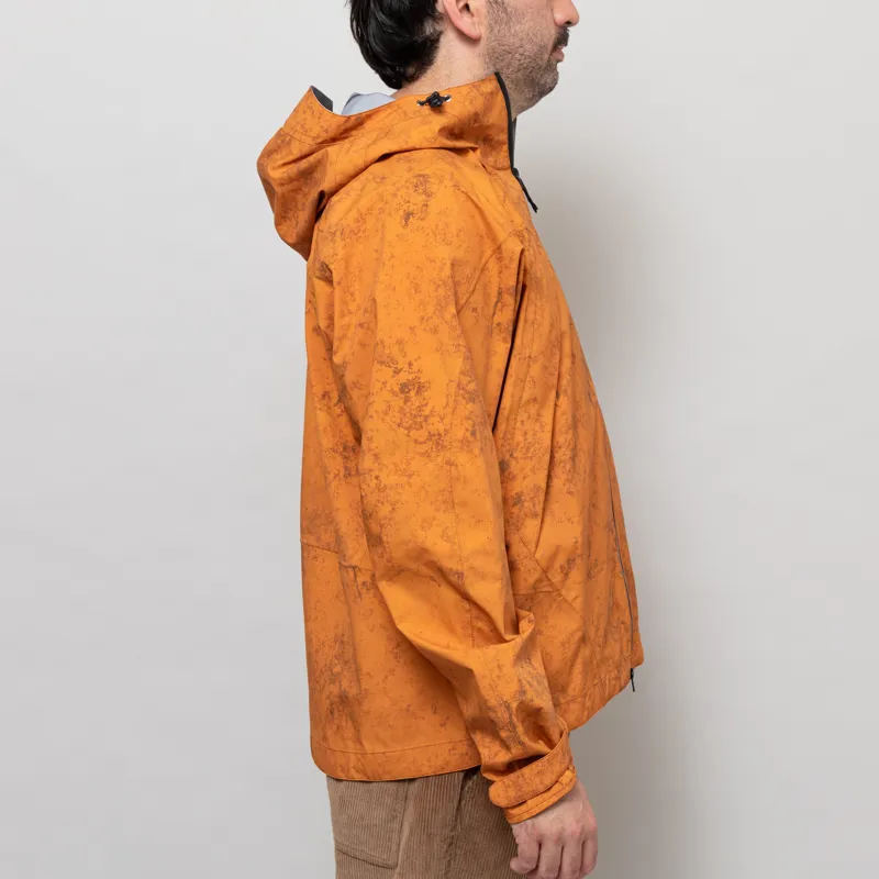 66 North Dyngja Shell Jacket Fisherman Print Orange-4