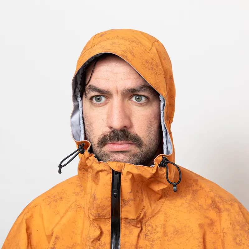 66 North Dyngja Shell Jacket Fisherman Print Orange-5