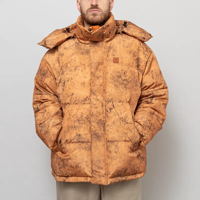 66 North Dyngja Down Jacket Fisherman Print Orange-1
