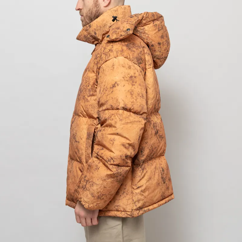 66 North Dyngja Down Jacket Fisherman Print Orange-3